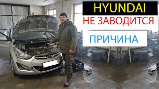 хендай не заводится, hyundai elantra не заводится