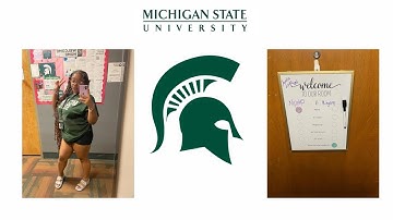 Freshman Year • College Move in | Michigan State University 💚🤍