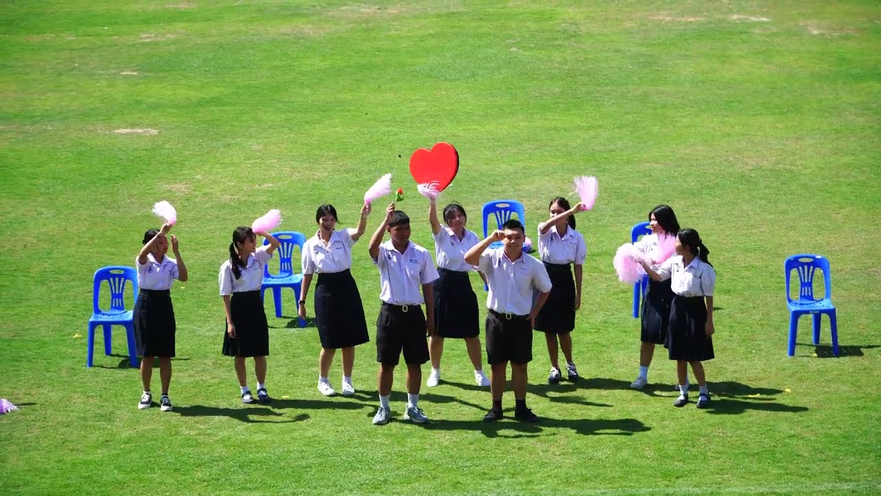 23 ม ค  69 การแสดงหน้าแสตนเชียร์ 1 กิจกรรมกรีฑาจังหวัดสมุทรสงคราม ปี 69