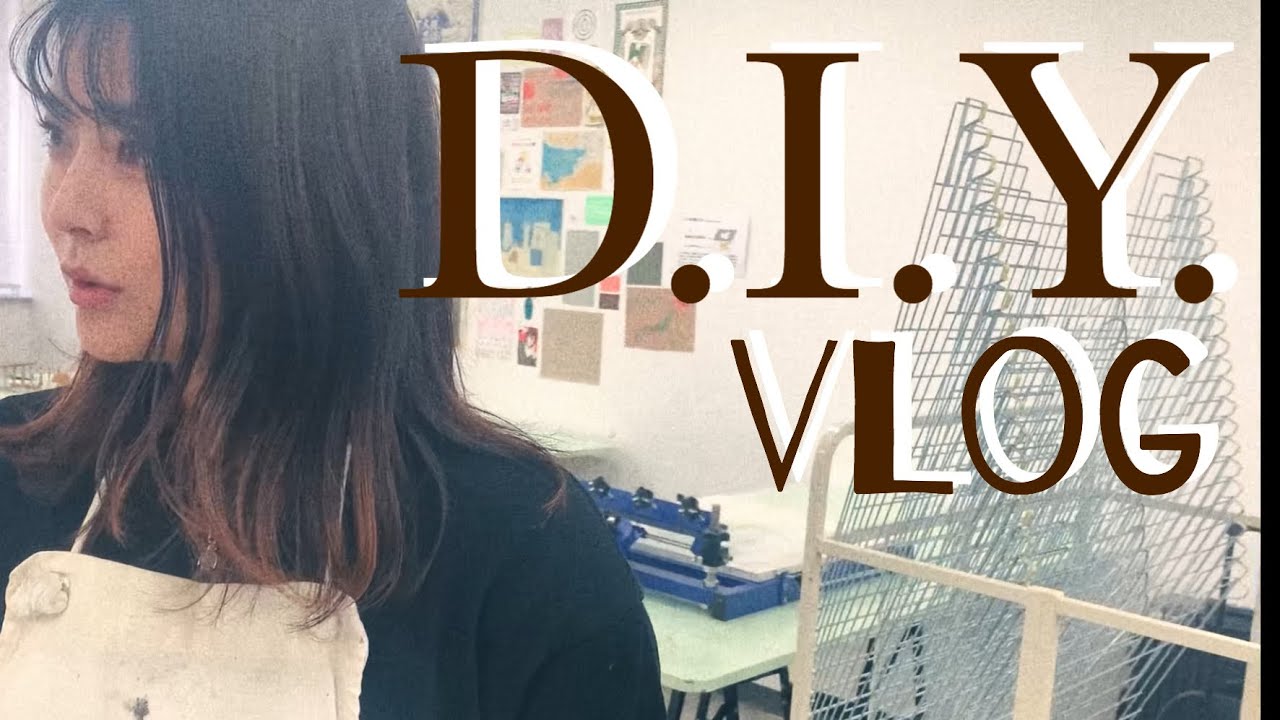 D.I.Y. VLOG】シルクスクリーントートバッグ製作 - YouTube