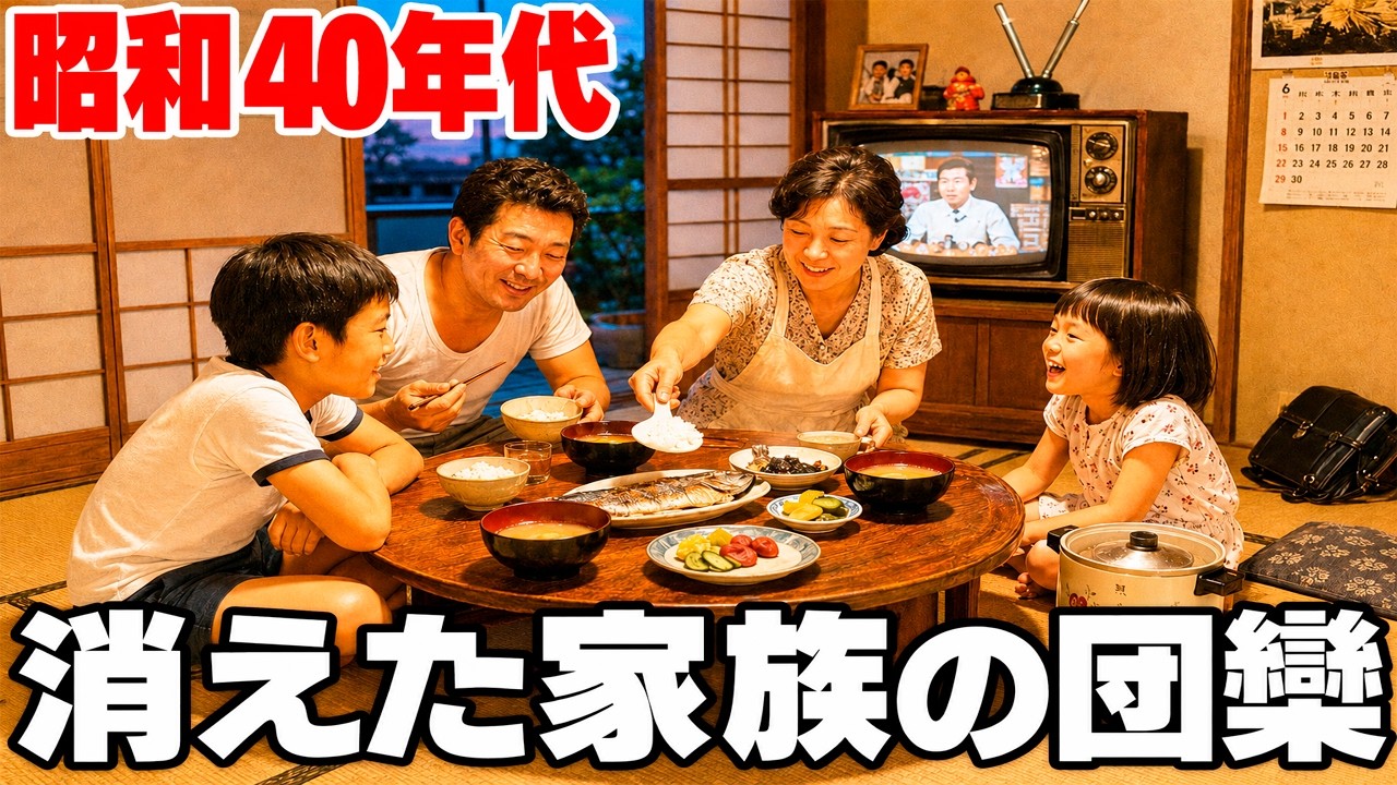 昭和40年代の日本：家族が当たり前にしていたこと — そして今は誰もし