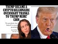 Trump is a crypto billionaire?! 😱 #humor #politics #news #comedy #scandal #memecoin #money