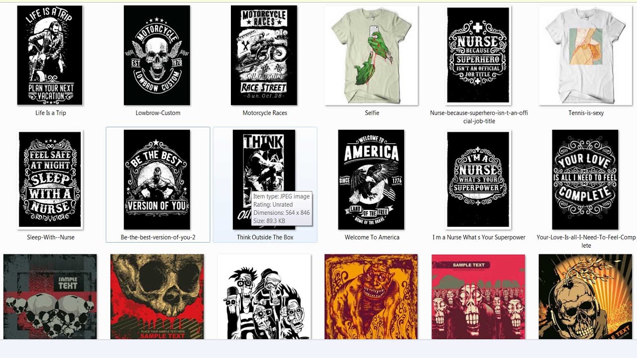 premium T Shirt Design free download