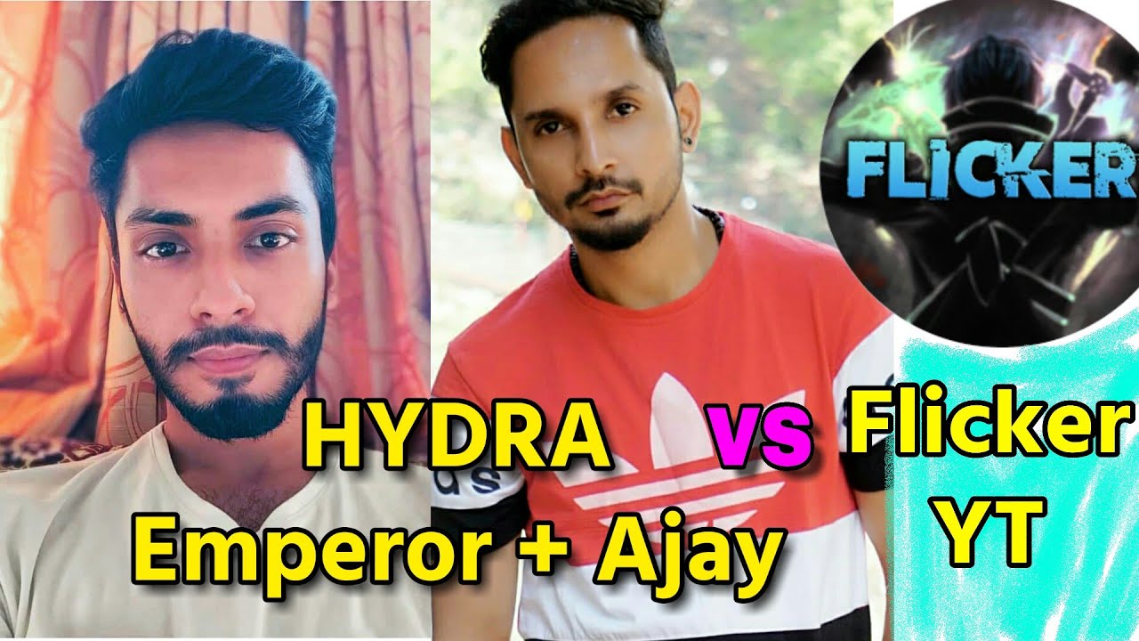 HYDRA Emperor + Ajay vs FLICKER YT ;When a Small Streamer met Team HYDRA  in Georgopol ; |Emulator|