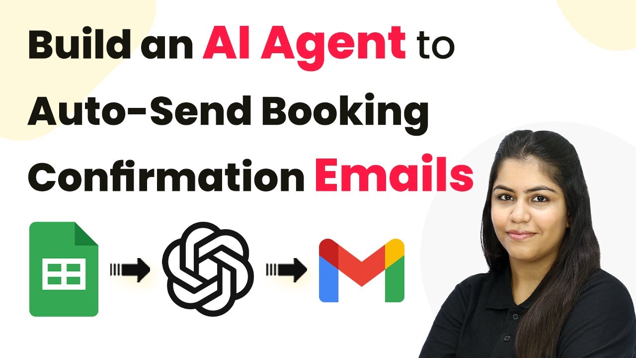 How to Build an AI Agent to Auto-Send Booking Confirmation Emails - YouTube