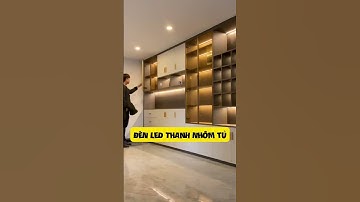 Đèn LED thanh nhôm định hình lắp âm tủ, Sử dụng cảm biến chạm và cảm biến vãy tay để bật/tắt