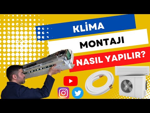 Klima Montajı Nasıl Yapılır? / Split Klima Bağlantısı Nasıl Yapılır?  [2022]