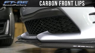 2017+ Carbon Front Lips - FT86SpeedFactory