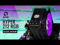 HOWTO Cooler Master Hyper 212 RGB Black Edition AM4 Install Guide