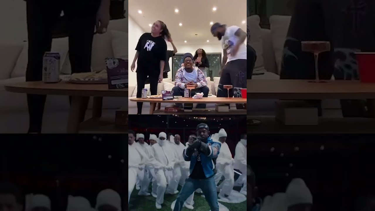 Az Chike S Live Reaction To Kendrick Rapping His Verse At The Super Bowl Kendricklamar Shorts
