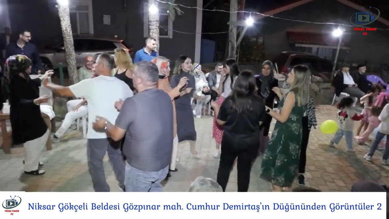 Niksar Gökçeli Beldesi Gözpınar MAH. Cumhur Demirtaş'ın Düğününden Görüntüler 2