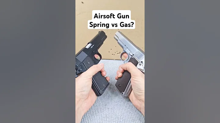 The difference between an airsoft gun and a gas gun?