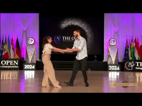 Kevin Kane and Laurena Houhou - 5th Place Jack & Jill Swing - All Star - The Open 2024