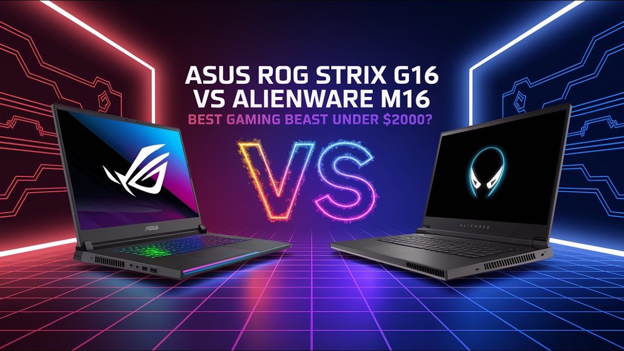 💥 ASUS ROG Strix G16 vs Alienware m16 – Who Wins? 🏆 The Best Gaming ...