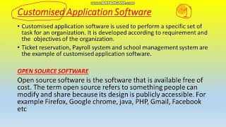 Customised application software| Open source software| What is Customised application software? screenshot 2