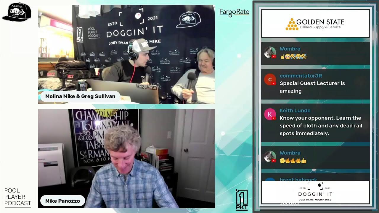 Greg Sullivan of Diamond Billiard Products YouTube