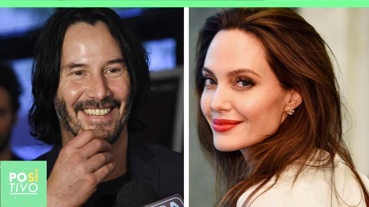 O romance de Keanu Reeves com Angelina Jolie Positivo YouTube