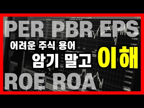   주식투자 용어 이해 PER PBR ROE ROA EPS의 뜻과 의미