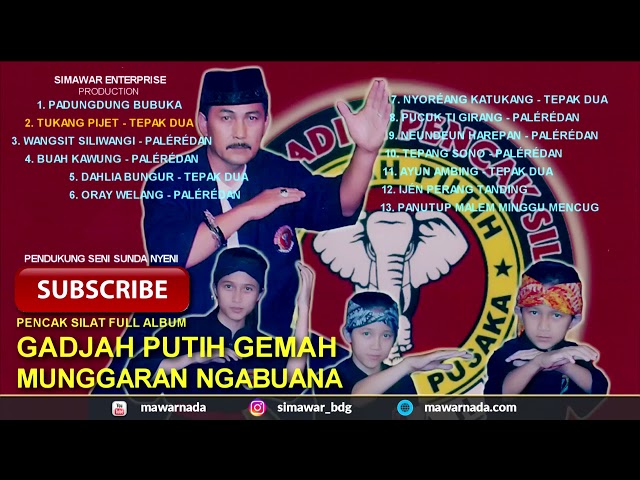 Pencak Silat Mp3 Gadjah Putih GEMAH Bandung Full Album class=