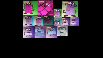 Numberblocks Sixteenths 9 Sings U N C L E A R (but Not Combo Version)