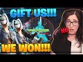 1v2ing Default Bullies TOXIC FANS for GIFTS!