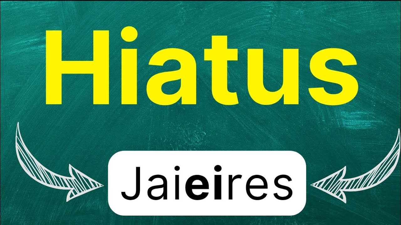 Cómo pronunciar: 'hiatus' 'pausa' 'interrupción' 'receso' en inglés Americano con ejemplos
