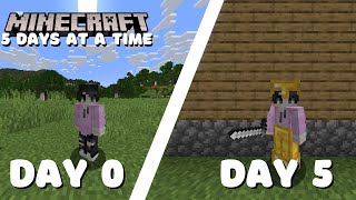 5 days at a time in Minecraft Hardcore - episode 1 | hartay's pov