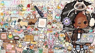 🐪🐑�. 🐠🎀 بناء منزل المزرعة الحديث الذي أحلم به˖ਏਓ في عالم توكا لايف 🦆يوميات البناء السريع الحلقة 9. ⟡ screenshot 3