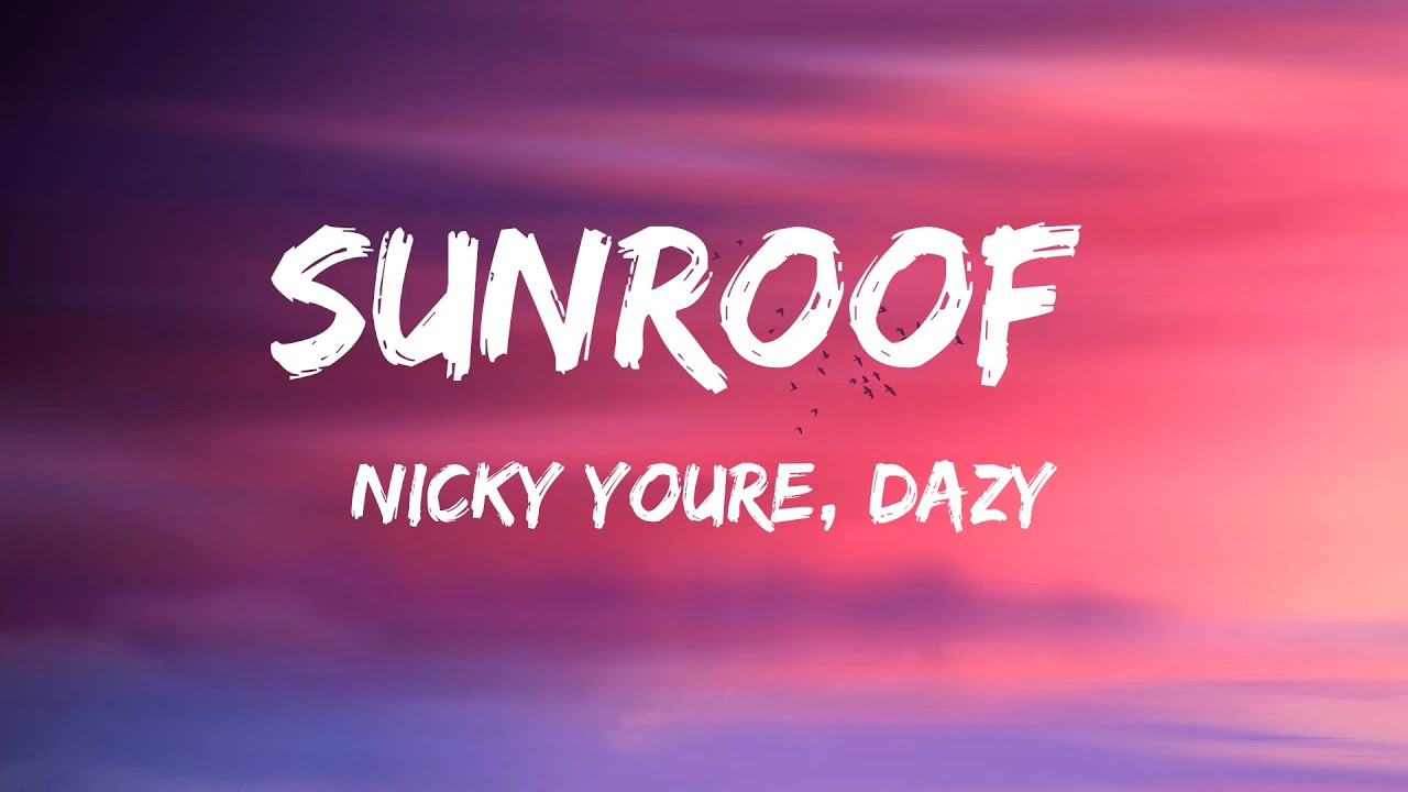 Nicky Youre, dazy Sunroof (Lyrics) YouTube
