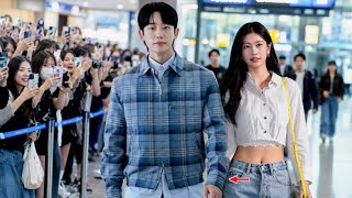 Shocking Jung Hae In Arrives Airport Heading to France With His Girlfriend