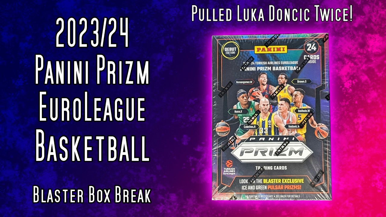 You Didn’t Know THESE Luka Dončić Cards Existed | 2023/24 Prizm EuroLeague Blaster Box Break