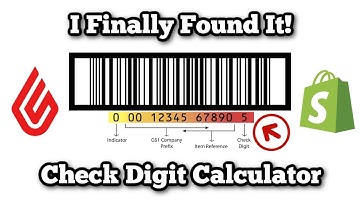 Converting Lightspeed Barcodes to Shopify POS (Check Number Calculator!)