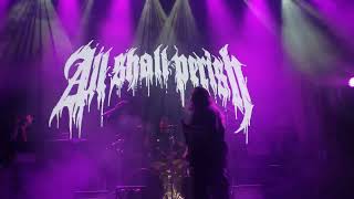 All Shall Perish - Black Gold Reign - 4K - Live @ The Regent in Los Angeles, California 4/4/25