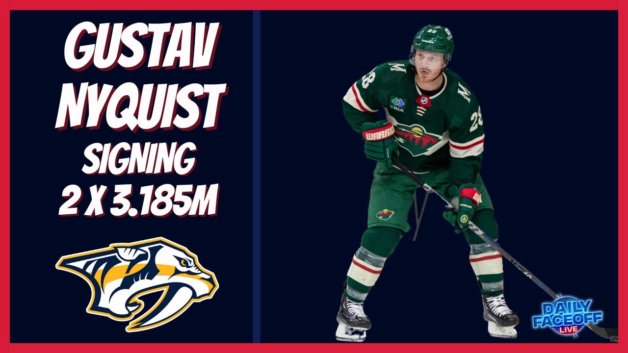 Free Agency: Predators Continue to Add with Nyquist | Daily Faceoff Live