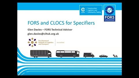 CLOCS and FORS for Specifiers