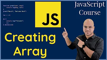 How is the array declared in a JavaScript?