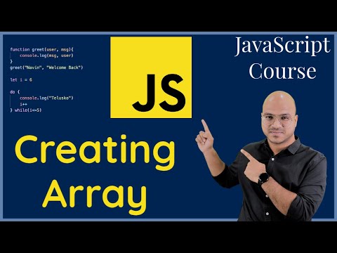 Video: Come creo un array nel nodo JS?