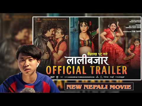 REACTING TO LALIBAZAR | Official Movie Trailer #swastima_khadka