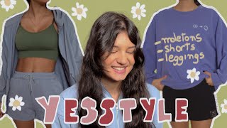 Provando Roupas Aesthetic Da Yesstyle Yesstyle Try-On Haul Moletom, Calça, Shorts