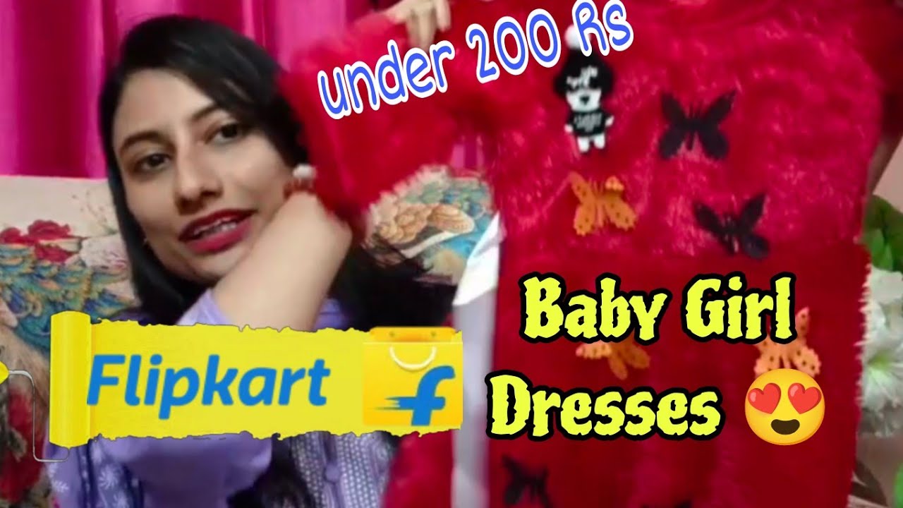 Flipkart Baby Girl Dresses Flipkart Baby girl party dresses Haul Rs200