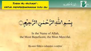 Himpunan Surah dan zikir memudahkan bersalin serta memohon dibanyakan susu .