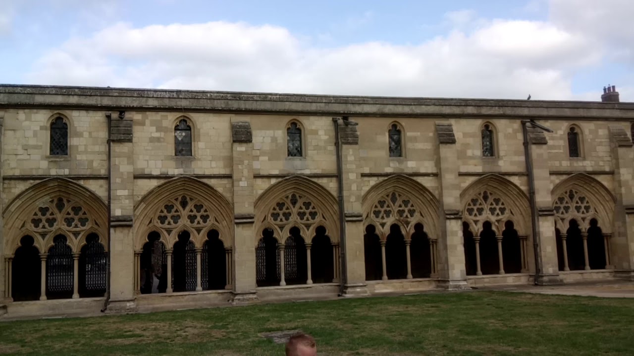 Cloisters at Norwich Cathedral.