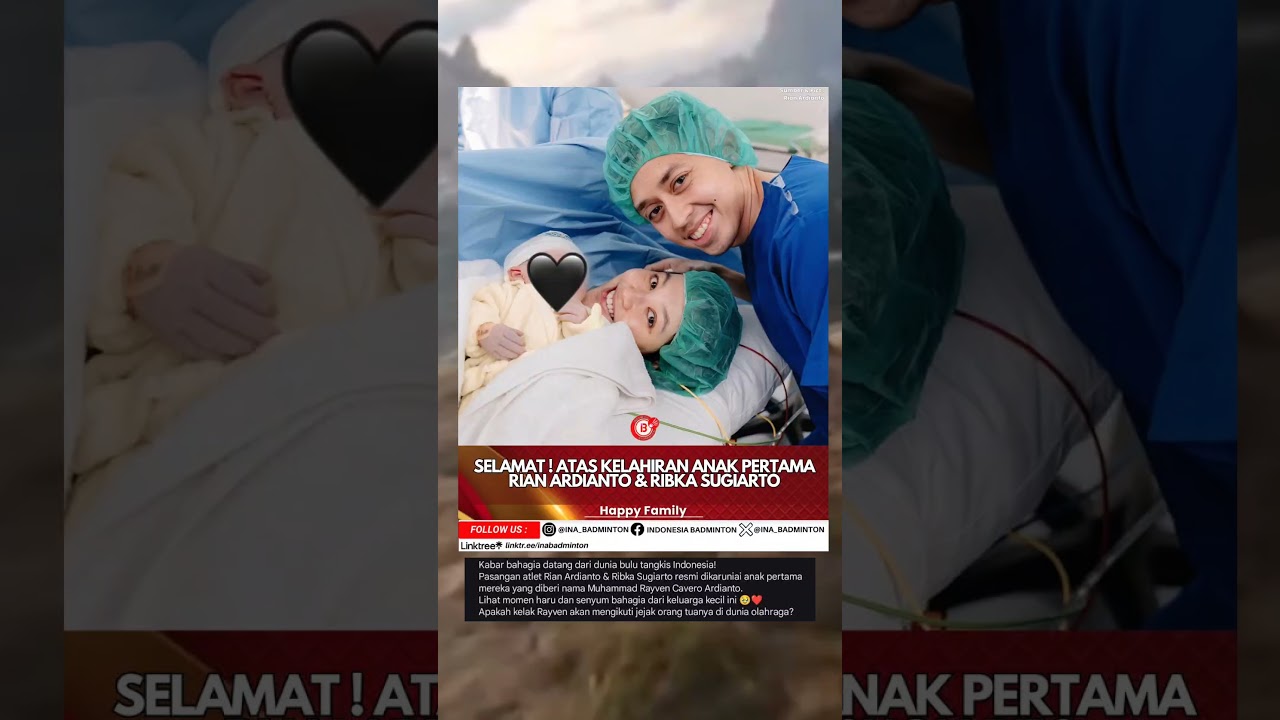 👶 Selamat! Rian Ardianto & Ribka Sugiarto Sambut Kelahiran Anak Pertama! 