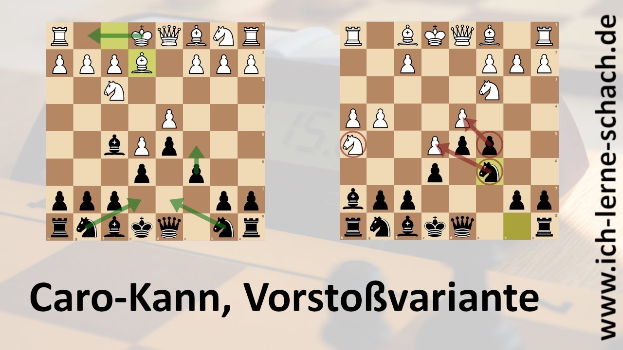 Die Caro-Kann-Verteidigung, Vorstoßvariante