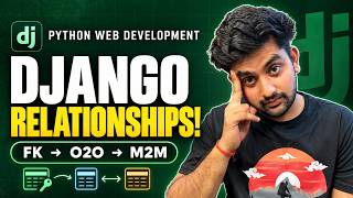 Django Model Relationships Explained 🔥 | ForeignKey, OneToOne & ManyToMany | Django Tutorial 2026