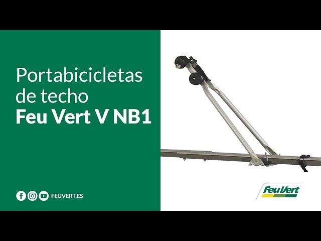 Portabicicletas De Techo Feu Vert Travel 1 con Ofertas en Carrefour