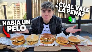 Comprobé que hamburguesa BARATA vale más la pena