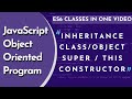 Classes, Object & Inheritance in JavaScript OOP in Hindi