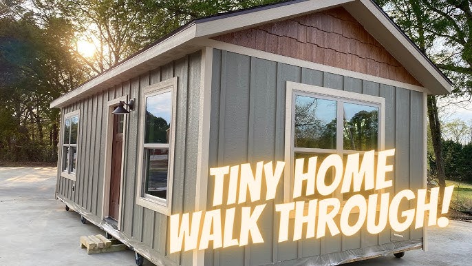 Incredible Tiny Home 8'x16' RJO Tour - Can I Live Tiny?! 🤔🏡🤩🇺🇸😉 