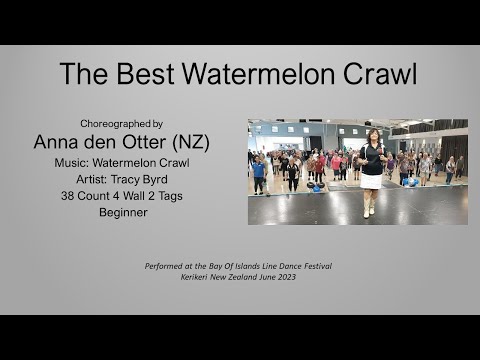 The Best Watermelon Crawl - Line Dance Demo